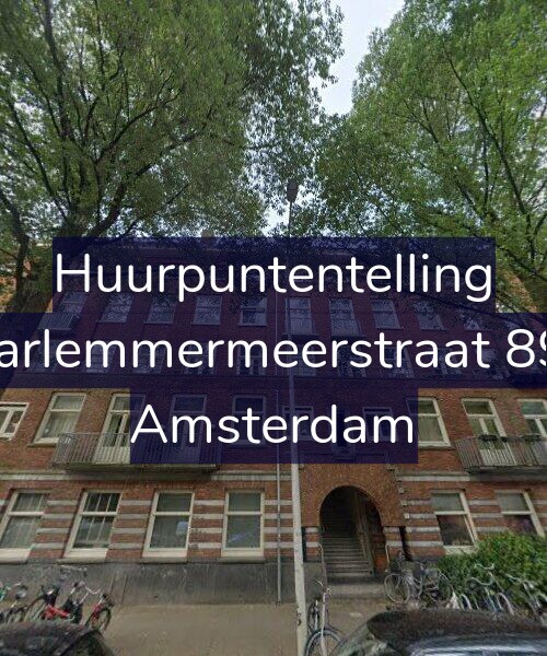 Foto gevel Huurpuntentelling voor Haarlemmermeerstraat 89-1, Amsterdam