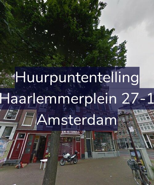 Foto gevel Huurpuntentelling voor Haarlemmerplein 27-1, Amsterdam