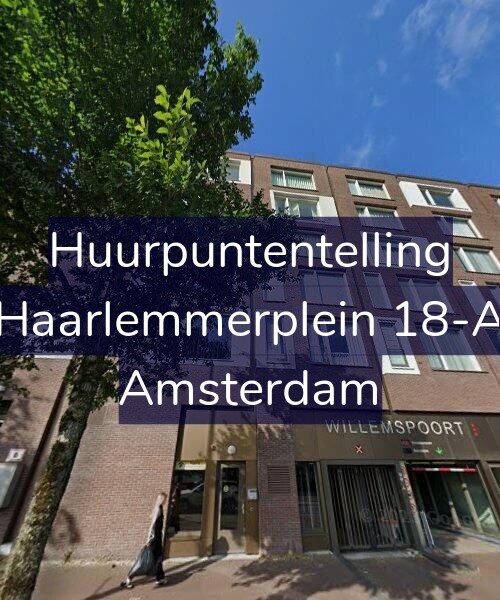 Foto gevel Huurpuntentelling voor Haarlemmerplein 18-A, Amsterdam