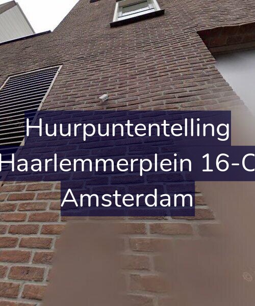 Foto gevel Huurpuntentelling voor Haarlemmerplein 16-C, Amsterdam