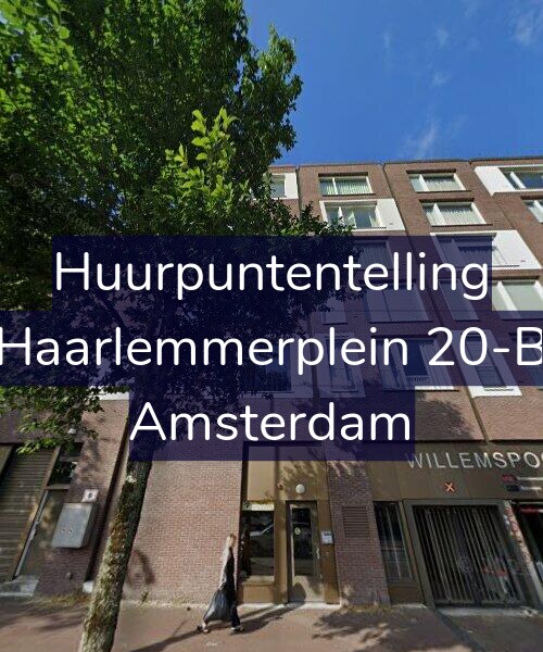 Foto gevel Huurpuntentelling voor Haarlemmerplein 20-B, Amsterdam