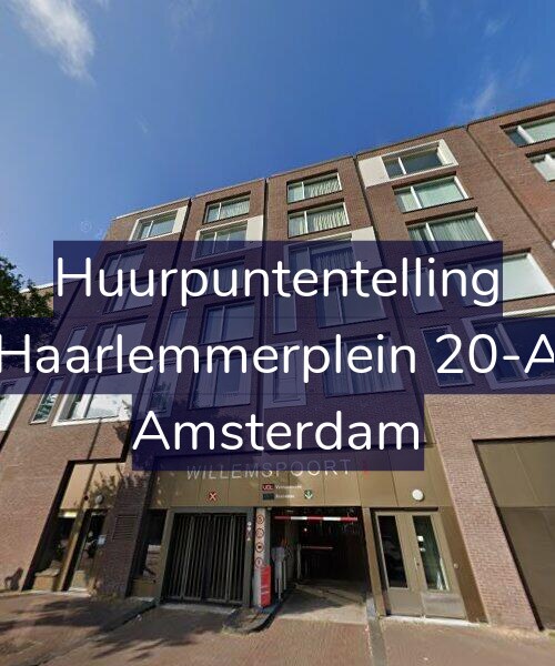 Foto gevel Huurpuntentelling voor Haarlemmerplein 20-A, Amsterdam
