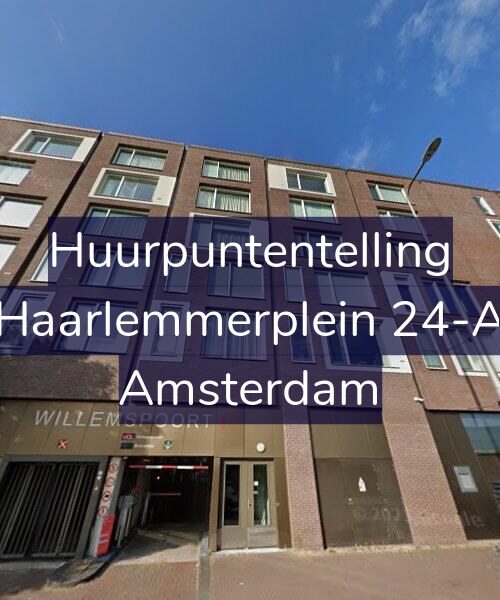 Foto gevel Huurpuntentelling voor Haarlemmerplein 24-A, Amsterdam