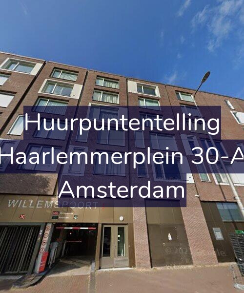 Foto gevel Huurpuntentelling voor Haarlemmerplein 30-A, Amsterdam