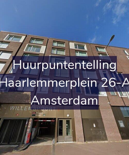 Foto gevel Huurpuntentelling voor Haarlemmerplein 26-A, Amsterdam