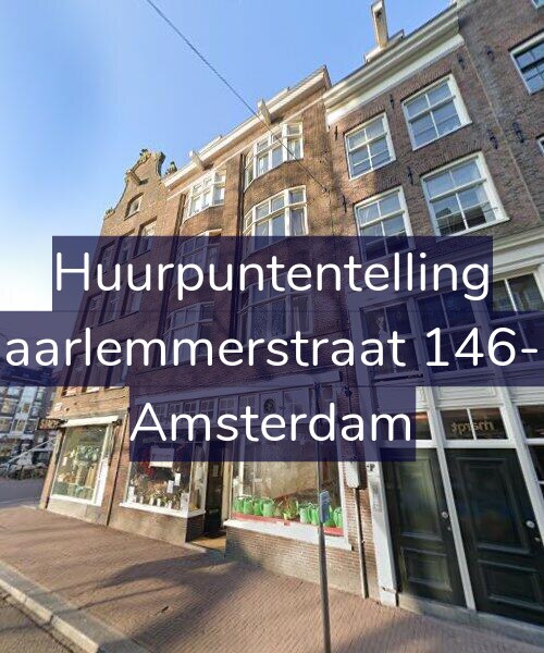Foto gevel Huurpuntentelling voor Haarlemmerstraat 146-H, Amsterdam