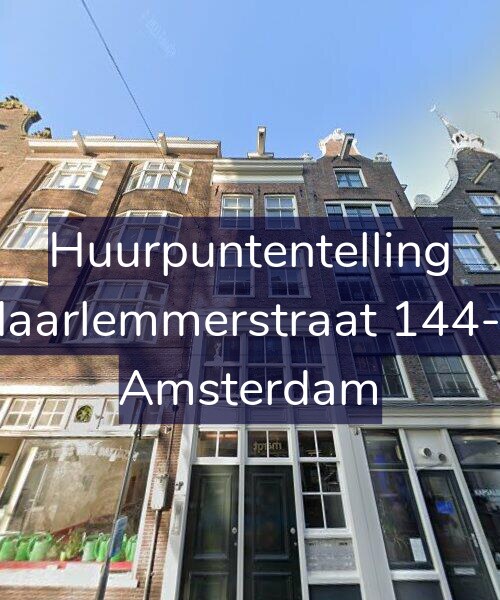 Foto gevel Huurpuntentelling voor Haarlemmerstraat 144-E, Amsterdam