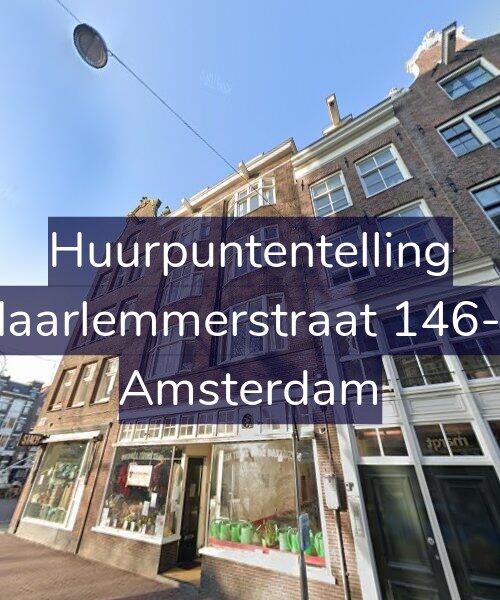 Foto gevel Huurpuntentelling voor Haarlemmerstraat 146-1, Amsterdam