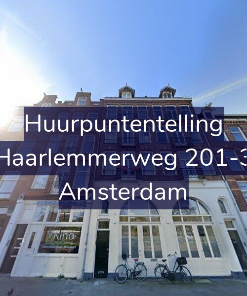 Foto gevel Huurpuntentelling voor Haarlemmerweg 201-3, Amsterdam