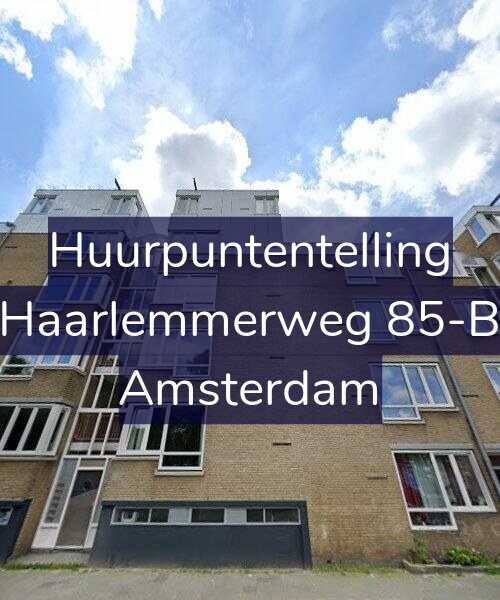 Foto gevel Huurpuntentelling voor Haarlemmerweg 85-B, Amsterdam