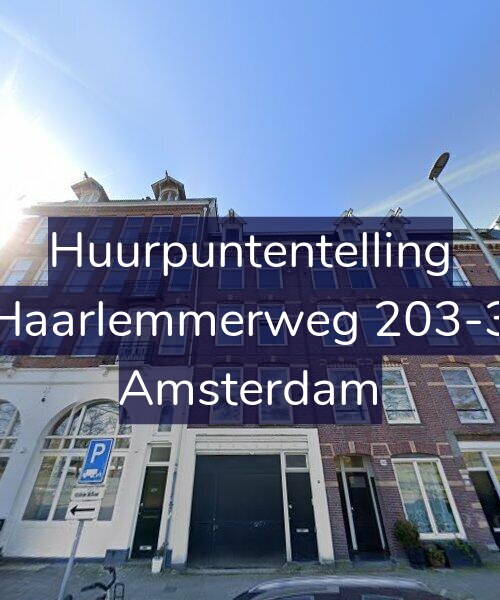 Foto gevel Huurpuntentelling voor Haarlemmerweg 203-3, Amsterdam