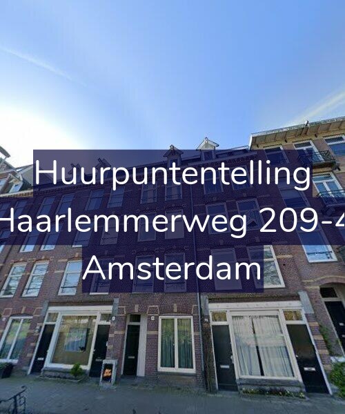 Foto gevel Huurpuntentelling voor Haarlemmerweg 209-4, Amsterdam