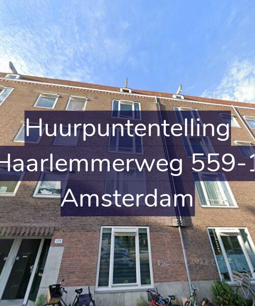 Foto gevel Huurpuntentelling voor Haarlemmerweg 559-1, Amsterdam