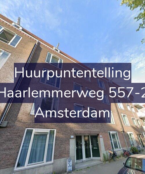 Foto gevel Huurpuntentelling voor Haarlemmerweg 557-2, Amsterdam