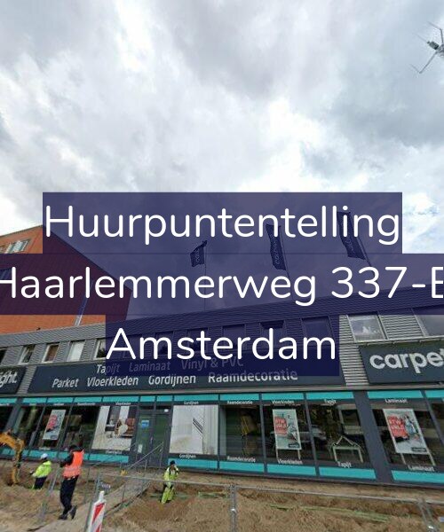 Foto gevel Huurpuntentelling voor Haarlemmerweg 337-B, Amsterdam