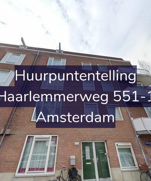 Foto gevel Huurpuntentelling voor Haarlemmerweg 551-1, Amsterdam