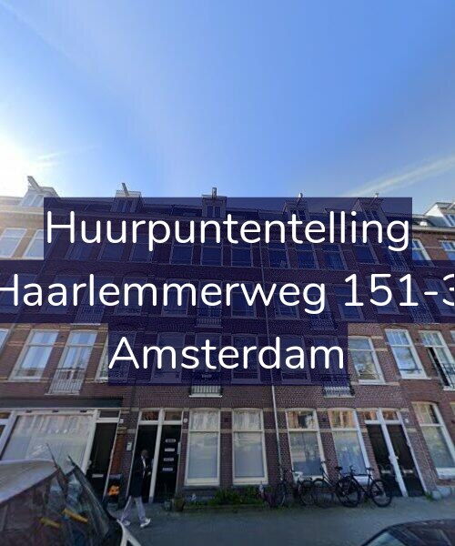Foto gevel Huurpuntentelling voor Haarlemmerweg 151-3, Amsterdam