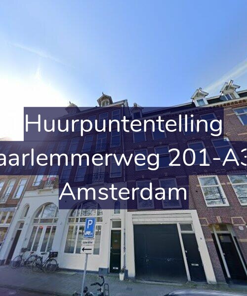 Foto gevel Huurpuntentelling voor Haarlemmerweg 201-A3B, Amsterdam