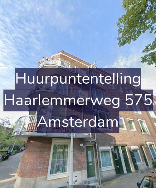 Foto gevel Huurpuntentelling voor Haarlemmerweg 575, Amsterdam