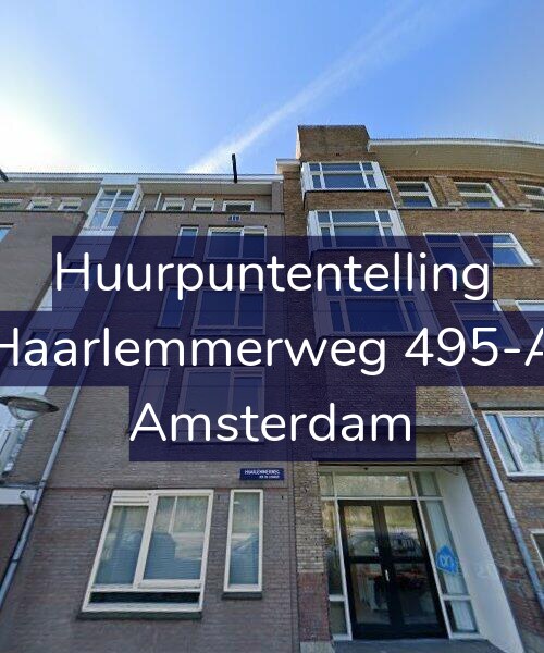 Foto gevel Huurpuntentelling voor Haarlemmerweg 495-A, Amsterdam