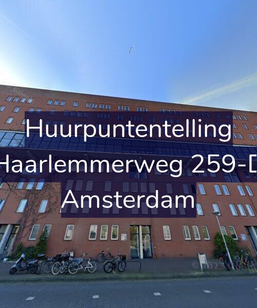 Foto gevel Huurpuntentelling voor Haarlemmerweg 259-D, Amsterdam