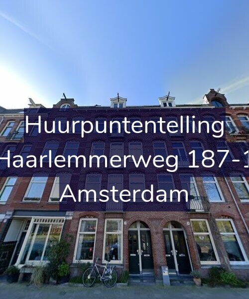Foto gevel Huurpuntentelling voor Haarlemmerweg 187-1, Amsterdam