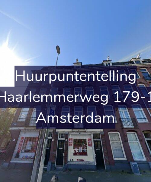 Foto gevel Huurpuntentelling voor Haarlemmerweg 179-1, Amsterdam