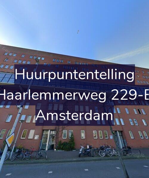 Foto gevel Huurpuntentelling voor Haarlemmerweg 229-B, Amsterdam