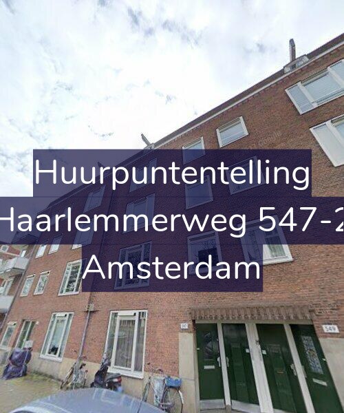 Foto gevel Huurpuntentelling voor Haarlemmerweg 547-2, Amsterdam