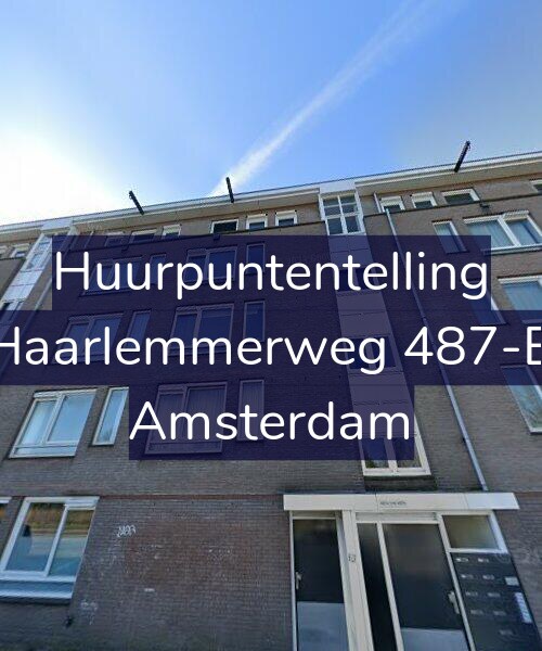 Foto gevel Huurpuntentelling voor Haarlemmerweg 487-B, Amsterdam