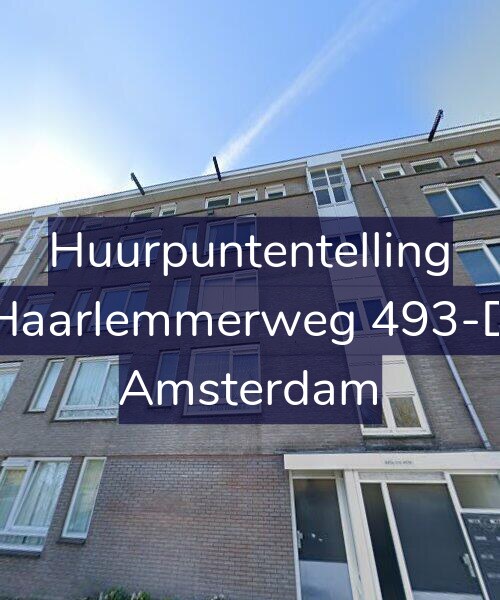 Foto gevel Huurpuntentelling voor Haarlemmerweg 493-D, Amsterdam