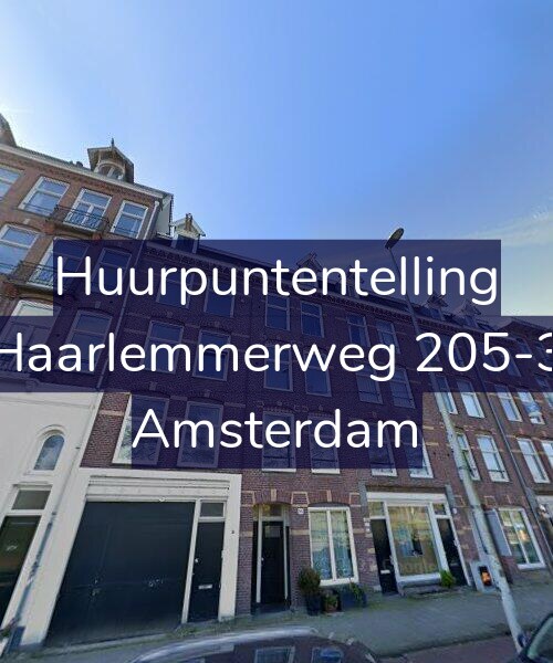 Foto gevel Huurpuntentelling voor Haarlemmerweg 205-3, Amsterdam