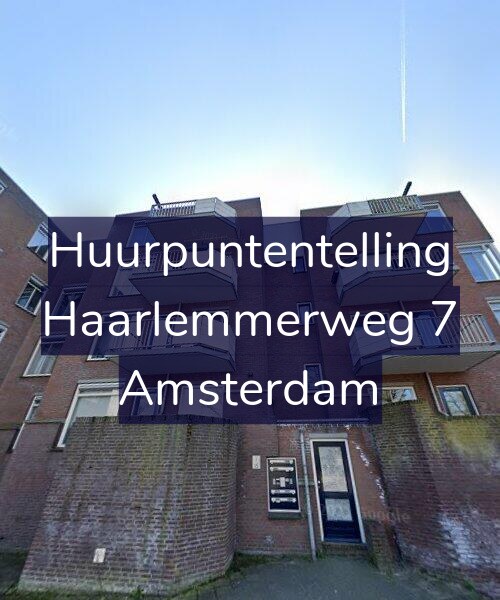 Foto gevel Huurpuntentelling voor Haarlemmerweg 7, Amsterdam