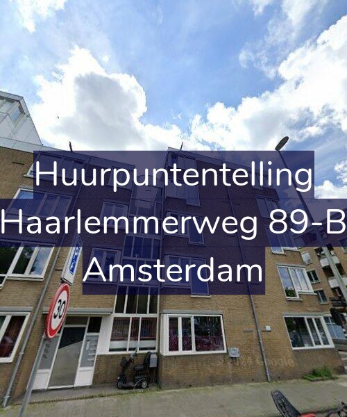 Foto gevel Huurpuntentelling voor Haarlemmerweg 89-B, Amsterdam