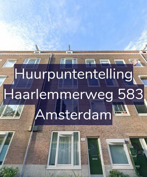 Foto gevel Huurpuntentelling voor Haarlemmerweg 583, Amsterdam