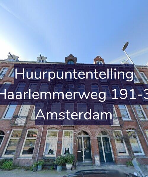 Foto gevel Huurpuntentelling voor Haarlemmerweg 191-3, Amsterdam
