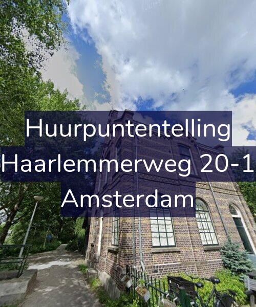 Foto gevel Huurpuntentelling voor Haarlemmerweg 20-1, Amsterdam