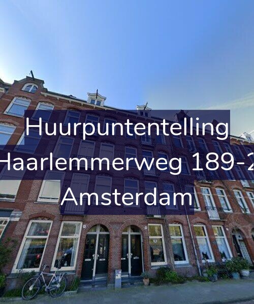 Foto gevel Huurpuntentelling voor Haarlemmerweg 189-2, Amsterdam