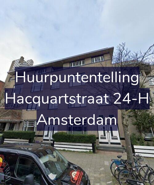 Foto gevel Huurpuntentelling voor Hacquartstraat 24-H, Amsterdam