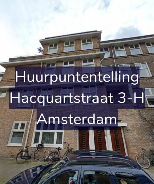 Foto gevel Huurpuntentelling voor Hacquartstraat 3-H, Amsterdam