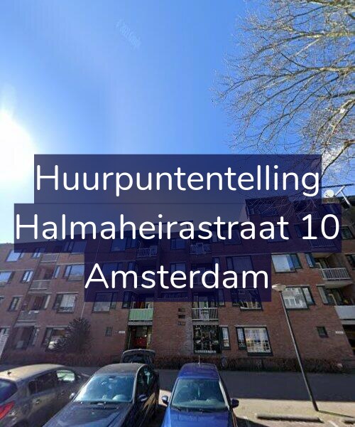 Foto gevel Huurpuntentelling voor Halmaheirastraat 10, Amsterdam