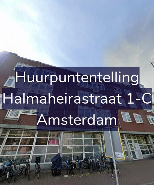 Foto gevel Huurpuntentelling voor Halmaheirastraat 1-C, Amsterdam