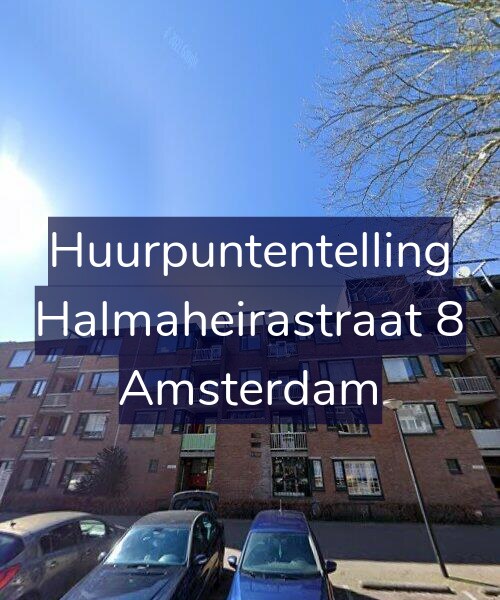 Foto gevel Huurpuntentelling voor Halmaheirastraat 8, Amsterdam