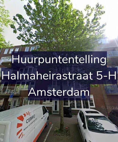 Foto gevel Huurpuntentelling voor Halmaheirastraat 5-H, Amsterdam