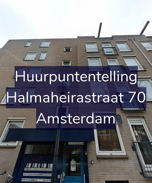 Foto gevel Huurpuntentelling voor Halmaheirastraat 70, Amsterdam