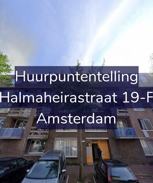 Foto gevel Huurpuntentelling voor Halmaheirastraat 19-F, Amsterdam