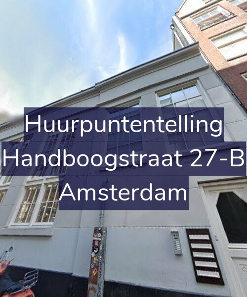 Foto gevel Huurpuntentelling voor Handboogstraat 27-B, Amsterdam