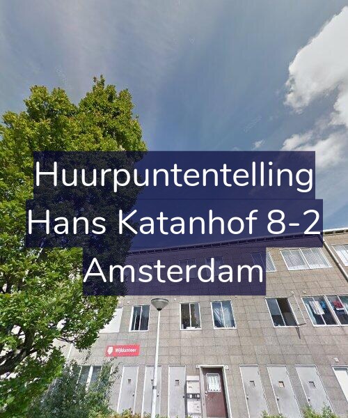 Foto gevel Huurpuntentelling voor Hans Katanhof 8-2, Amsterdam