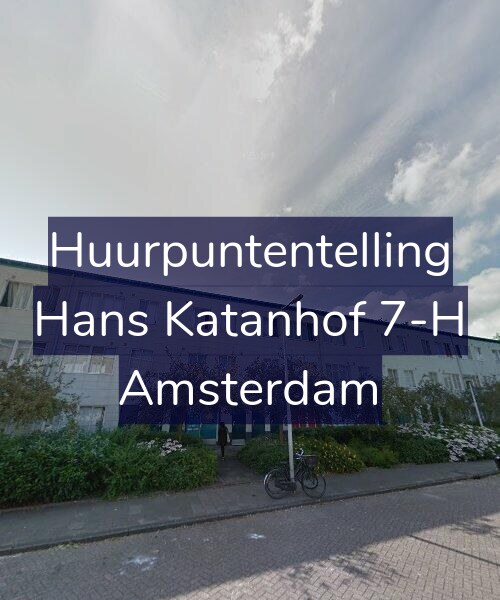 Foto gevel Huurpuntentelling voor Hans Katanhof 7-H, Amsterdam