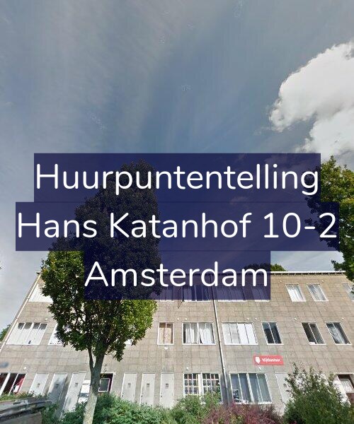 Foto gevel Huurpuntentelling voor Hans Katanhof 10-2, Amsterdam